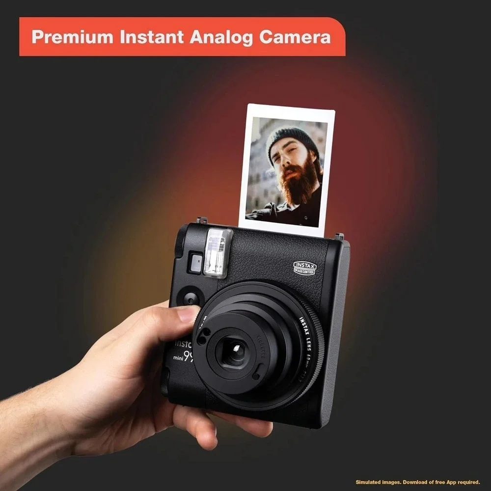 New! Fujifilm Instax Mini 99‎ Instant Film Camera Portable Photo Printer Black